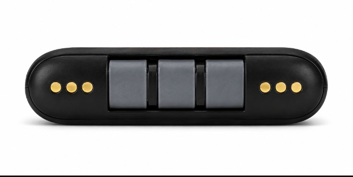 Charging contact end