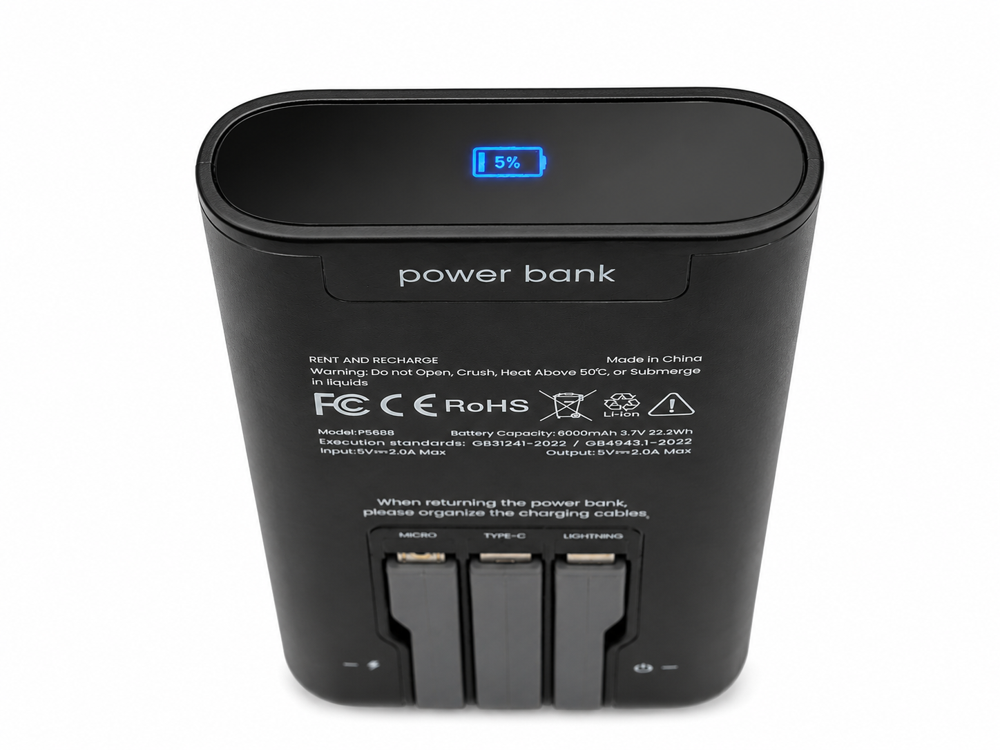 Top battery display
